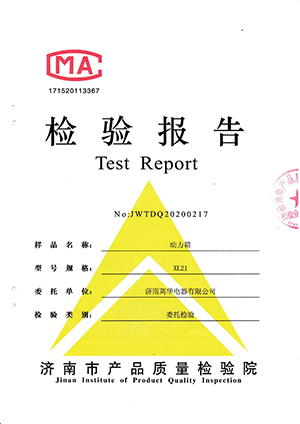 动力箱XL21检测报告